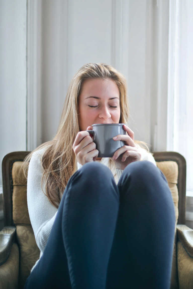 Picture of a relaxed woman